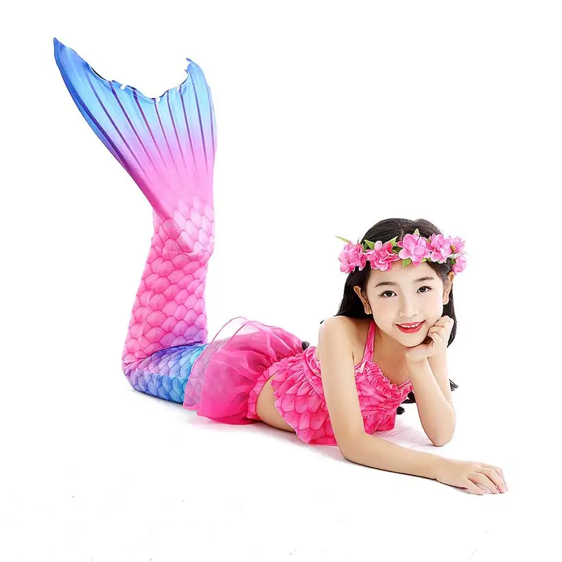 Little Mermaid Tail Cosplay Costume With Necklace