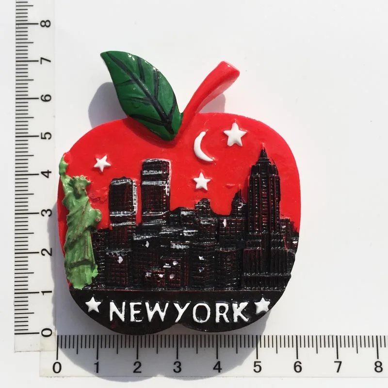  Chicago America USA Refrigerator Magnet Travel Souvenir Gift  Home Kitchen Decoration 3D Fridge Magnetic Sticker : Home & Kitchen