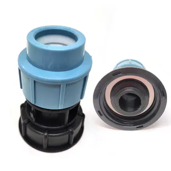 

T-shaped Garden Connectors Hose Pipe Blue Removable Adapter Water Irrigation Drip Tap Connector