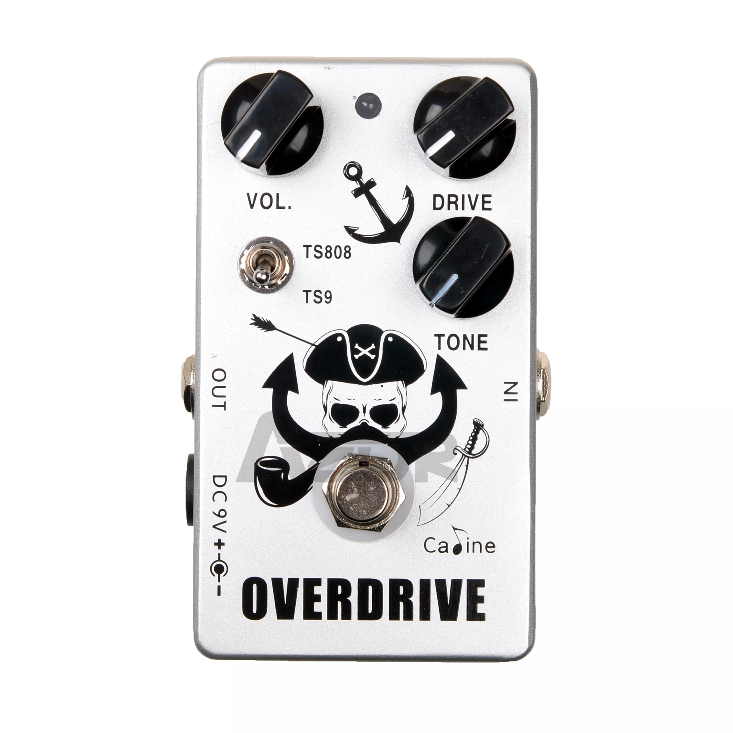 CP-76 Captain Silver Overdrive Guitar Pedal Tube Screamer 9V Effect Pedal TS808 or TS9 Setting Guitar Accessories True Bypass 2 CP-76 Captain Silver Overdrive Guitar Pedal Tube Screamer 9V Effect Pedal TS808 or TS9 Setting Guitar Accessories True Bypass 2