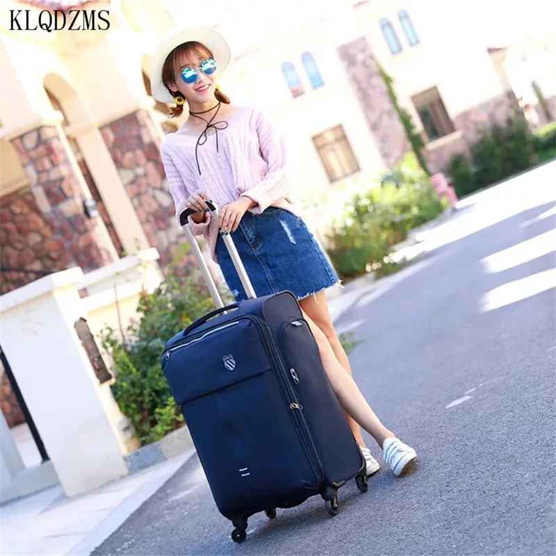 KLQDZMS 20"24"inch Rolling Luggage Spinner 28 inch High capacity Password Trolley Men Business Suitcase Wheels