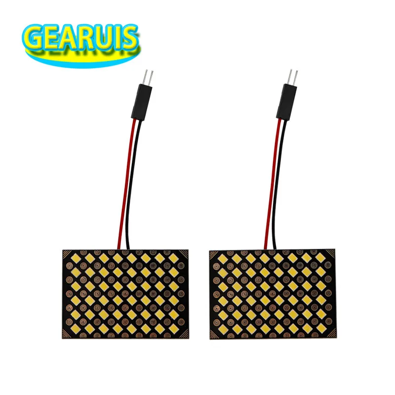 10 шт./набор купольный панельный светильник 3 6 W 0.3A 48 SMD 2835 Светодиодный автомобиль