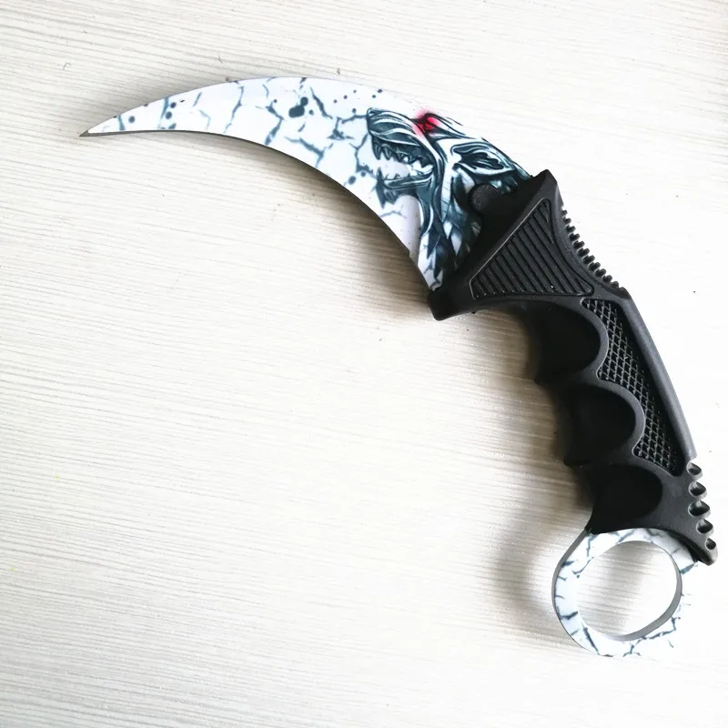 Lion HS инструменты Открытый Csgo Karambit нож охотничьи ножи выживания тактический коготь нож Карманный Самообороны обидный походный инструмент - Цвет: Lion