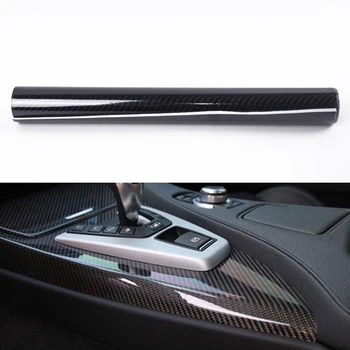 

30x152cm Car Sticker 5D Ultra Gloss Carbon Fiber Vinyl Wrap Dacal Auto Accessory