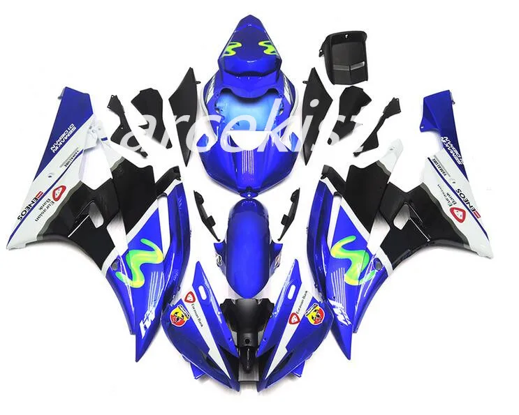 Полный обтекатели наборы подходят для Yamaha YZF 600 R6 06 07 YZF-R6 2006 2007 ABS пластик мотоциклетный кузов на заказ Лидер продаж