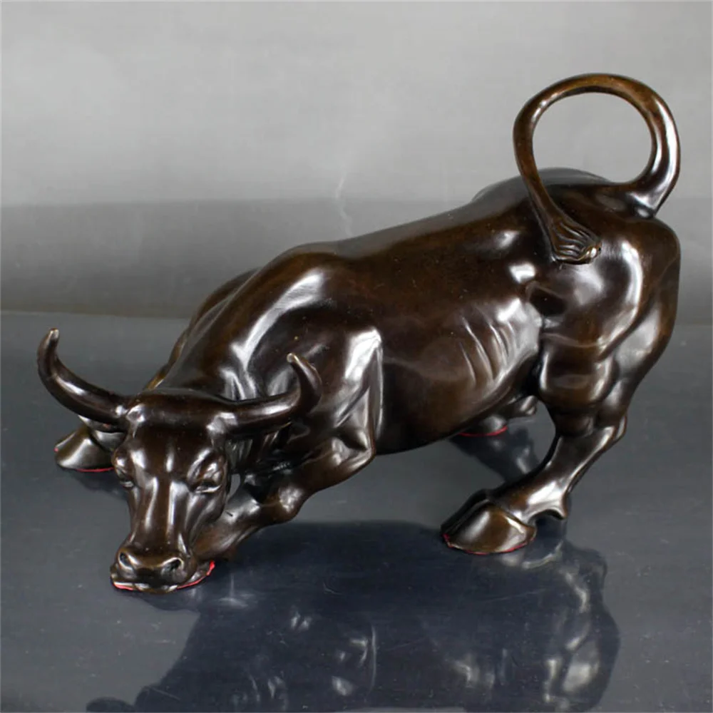 

Big Wall Street bronze cattle, cattle statue, furniture / office decoration / Auspicious ornaments