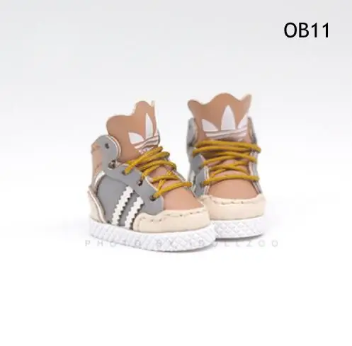 brown 1 пара, 2,3 см, крутые кроссовки OB11, обувь для бега, спортивная обувь, аксессуары для кукол, подходят(средний blyth, Holala, ob11, ob itsu11 Doll - Цвет: brown