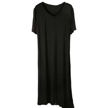 

Pajamas Women'S Summer Thin Sleepable Skirt Over The Knee Maternity Modal Summer Home Wear