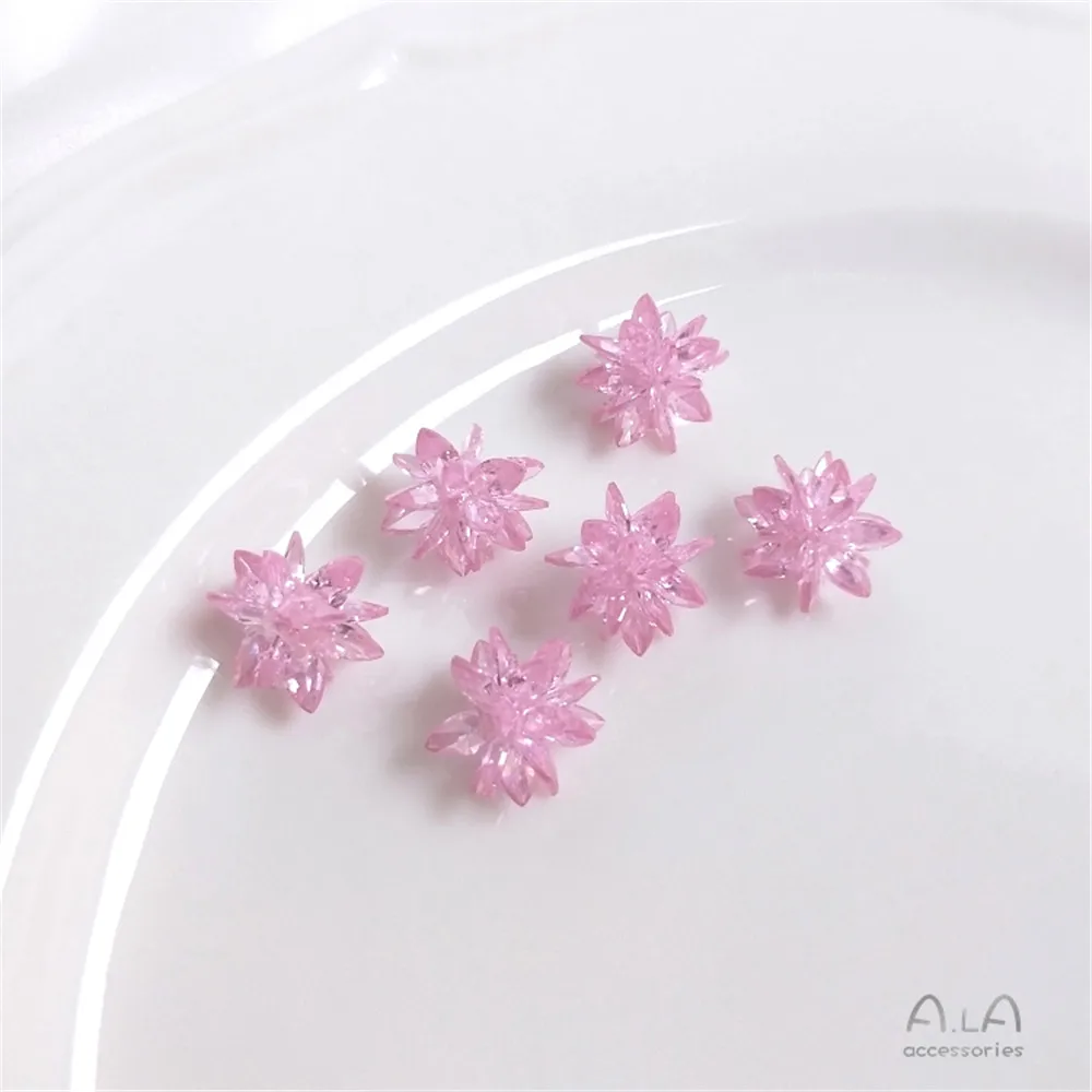 직조 말 눈알, 지르콘 아이스 볼, 크리스탈 볼, 스노우 다이아몬드 귀걸이 스터드, DIY 액세서리