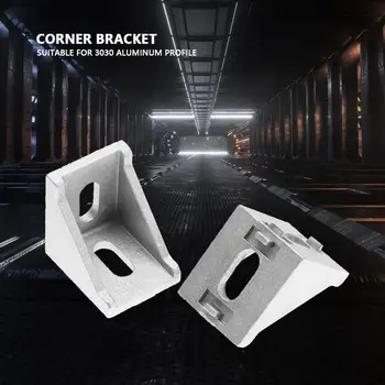 

25Pcs 3030 Aluminum Corner Brackets Durable L Shape Right Angle Brace for Connector Aluminium Profile CNC Router bracket