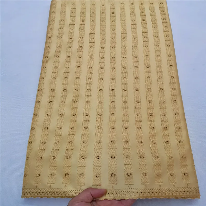 Горячая нигерийский хлопок польский ткань высокого качества Швейцарский польский кружевной Материал 5 ярдов с камнями HL10111