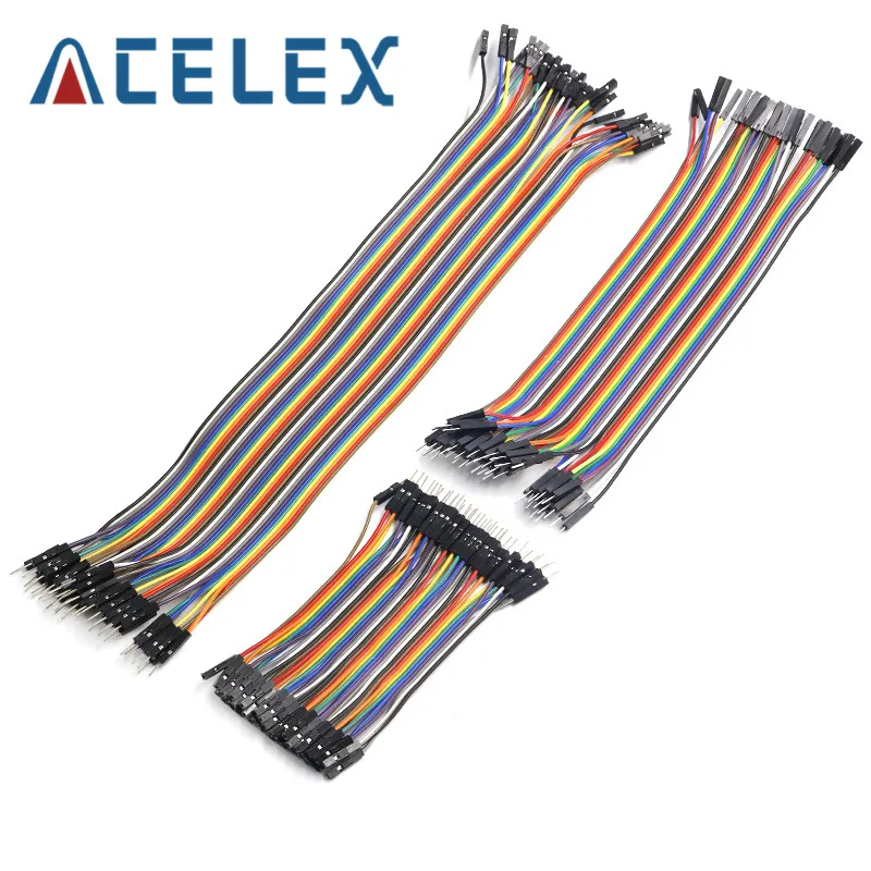 Перемычка Dupont Line 10 см/20 см/30 см штырь гнездо кабель для arduino набор сделай