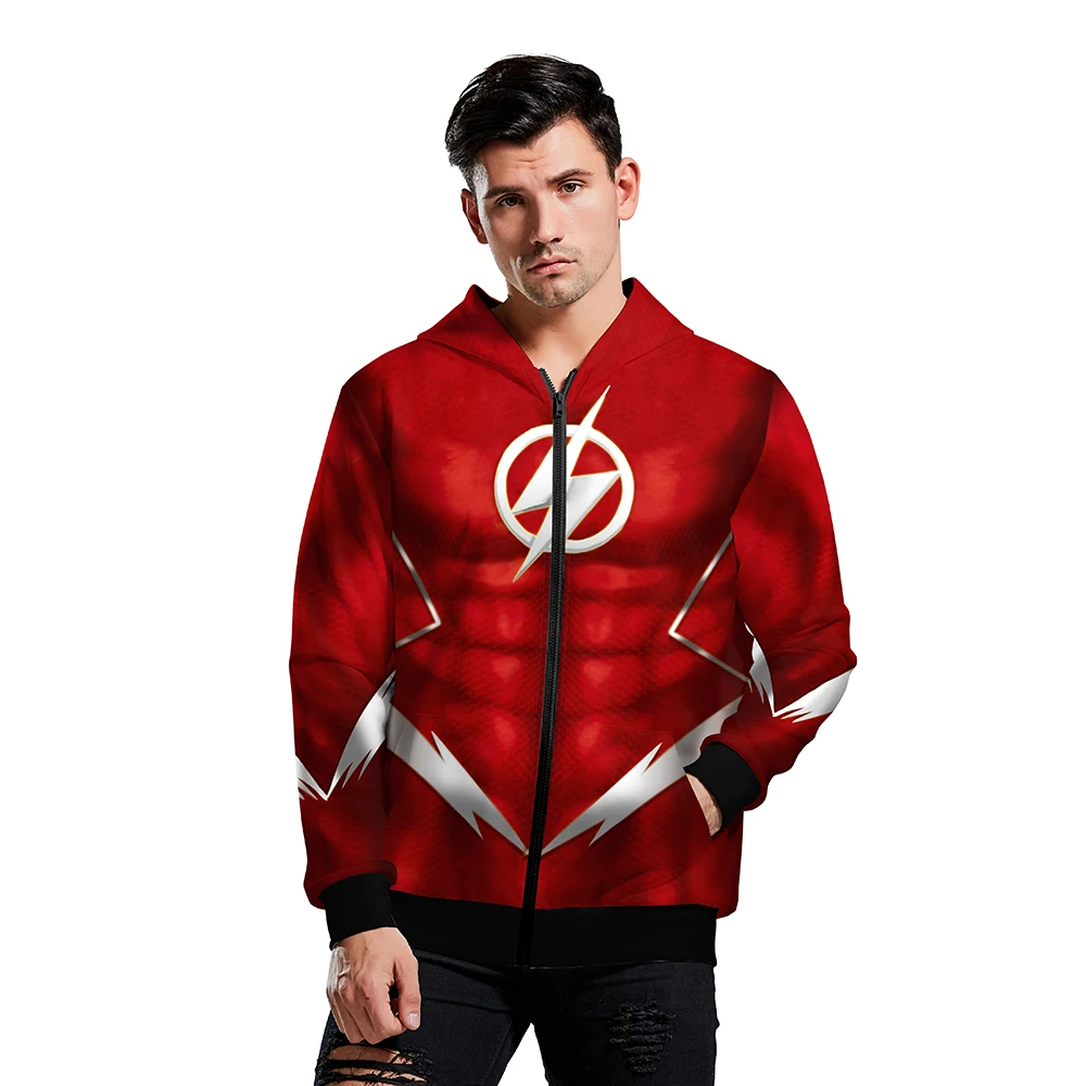 Phantasy, DC Hero, толстовка с капюшоном, костюм для косплея, толстовки с 3D принтом, толстовка на молнии, толстовки, свитшоты - Цвет: B12702303