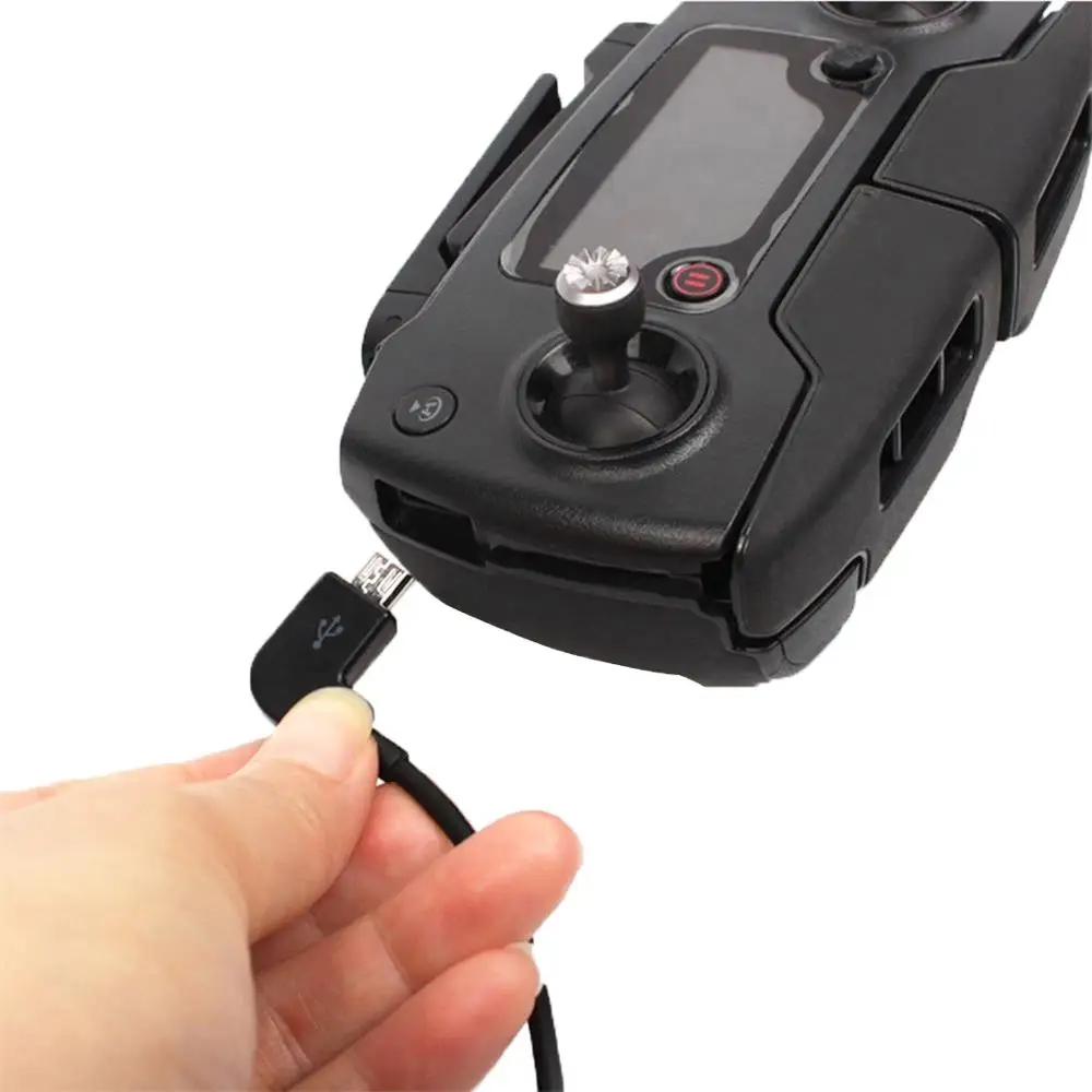 Кабель для разъема данных для DJI SPARK MAVIC PRO Phantom 3 4 Inspire 1 2 30 см USB для Micro USB кабель с г-образным штекером адаптер