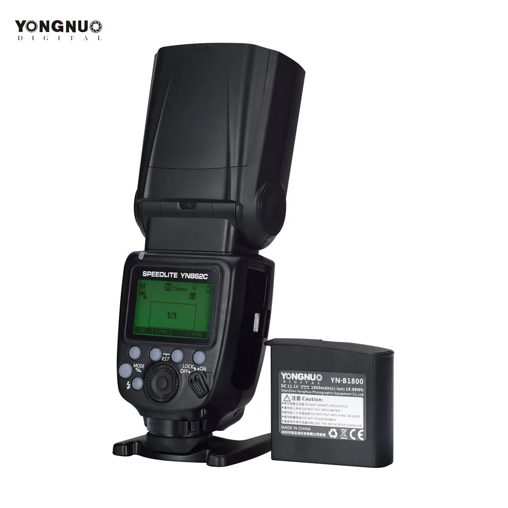 YONGNUO YN862C вспышка светильник Беспроводной ttl камера вспышка Master Slave Speedlite для Canon 5D IV/6D/7D/40D/650D/1200D/EOS R