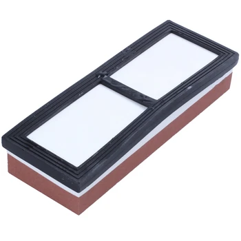 

Premium Knife Sharpening Stone, 2-Sided 400/1000 Grit Whetstone, Best Home Sharpener Stones with Rubber Holder, Best for Kitchen