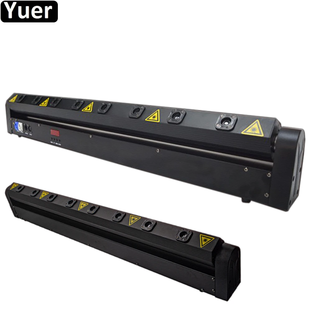 Dj Rgb Laser 8 Teste Laser Moving Head Light Dmx512 Stage Effect Lighting Projector Disco Music Dance Party Club Bar Lights Show