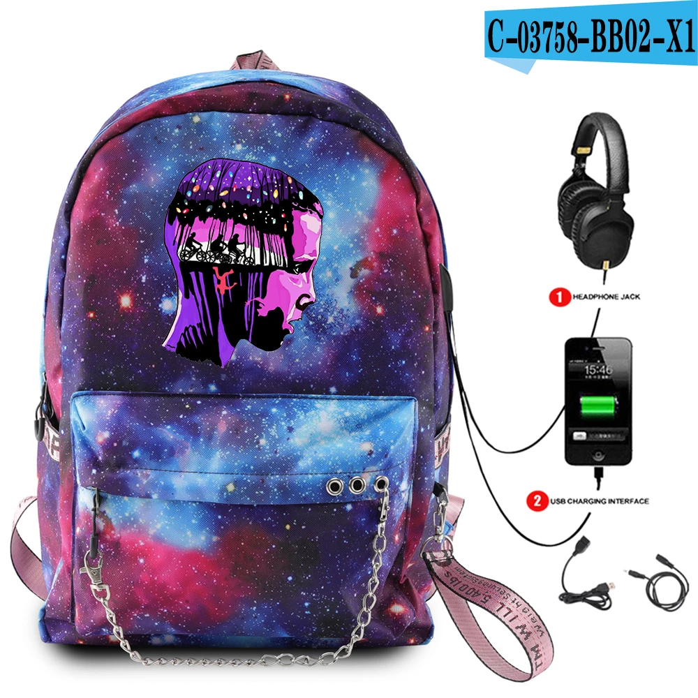Рюкзак для странных вещей, женский рюкзак, мужской рюкзак для ноутбука, школьные сумки для девочек-подростков, рюкзак для мальчиков, дорожные сумки - Цвет: Зеленый