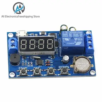 

DC 5V Real time Timing Delay Timer Relay Module Switch Control Clock Synchronization Multiple mode control Wiring diagram