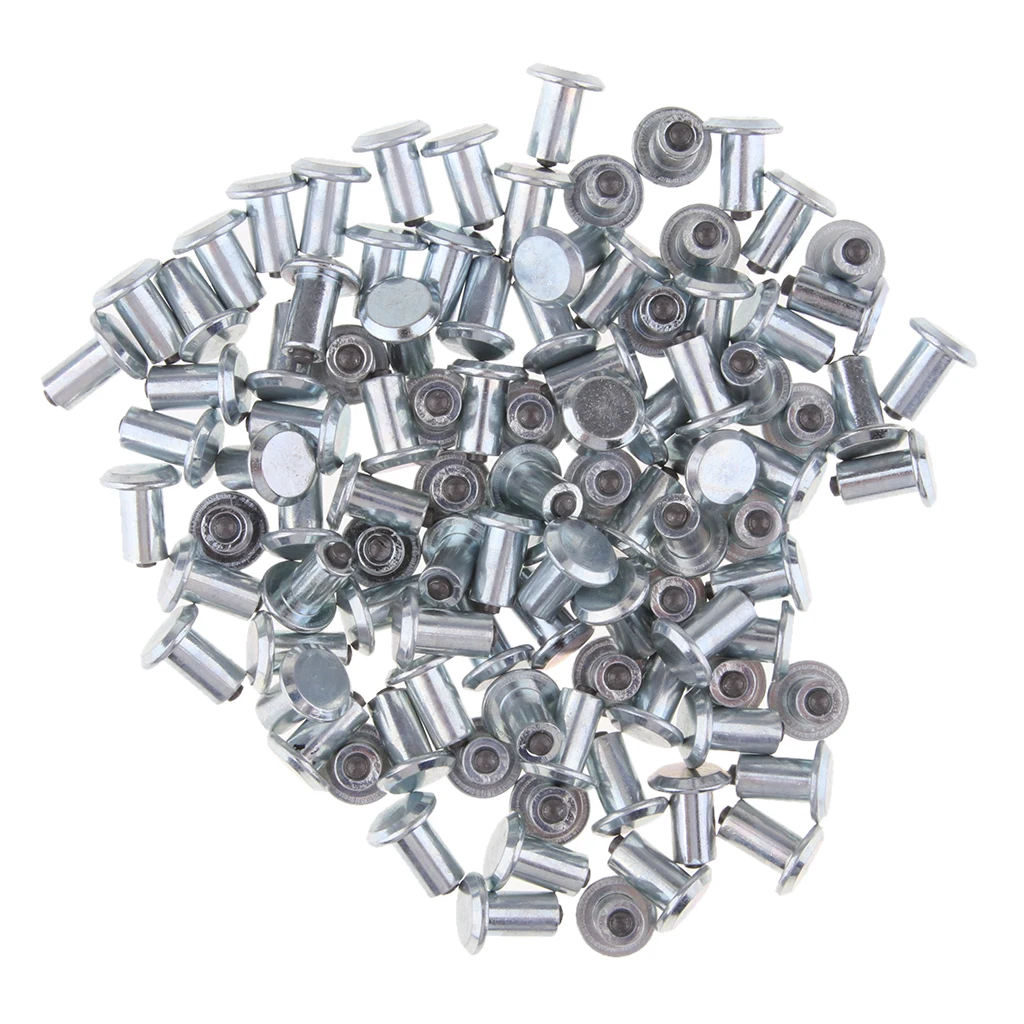 100 X 11mm Tire Anti-slip Screw Flat Stud Wheel Tyre Snow Nail Tire Spikes