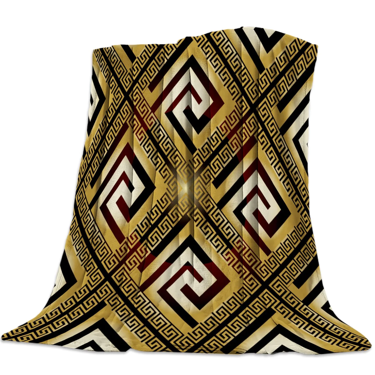 Древняя Греция золотой ключ Золотая монета текстура пледы одеяло мягкие удобные