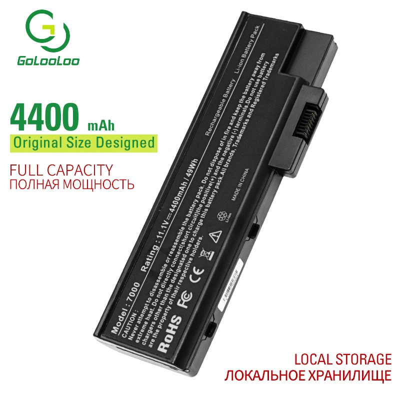 

Golooloo 4400 mAh Laptop Battery for Acer Aspire 5600 7000 7100 9300 9400 9410 9420 for TravelMate 4220 4235 5100 5110 5600 6500