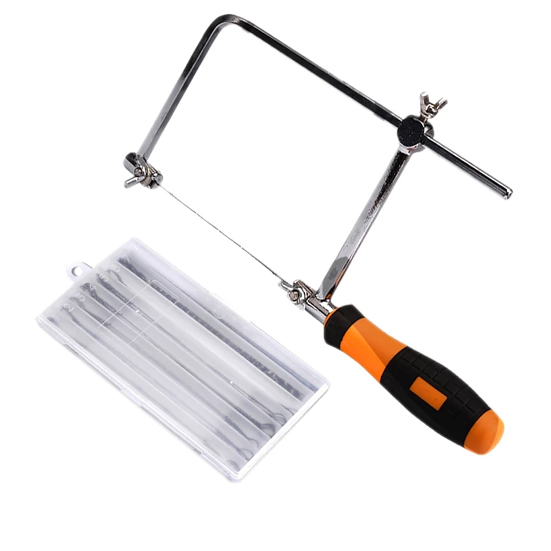 

Steel Frame Coping Saw with 44Pcs Replacement Blades (62-105Mm Throat Depth)