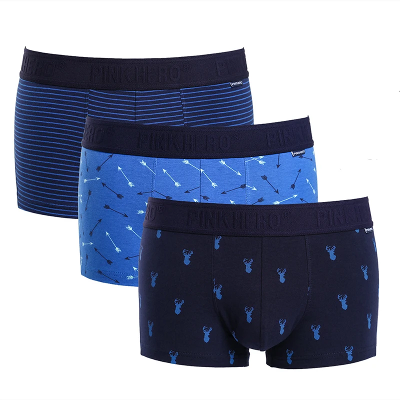 Мужское хлопковое нижнее белье, боксеры, шорты с принтом, Calzoncillos Cuecas boxersкороткие мужские трусы, сексуальные мужские трусы
