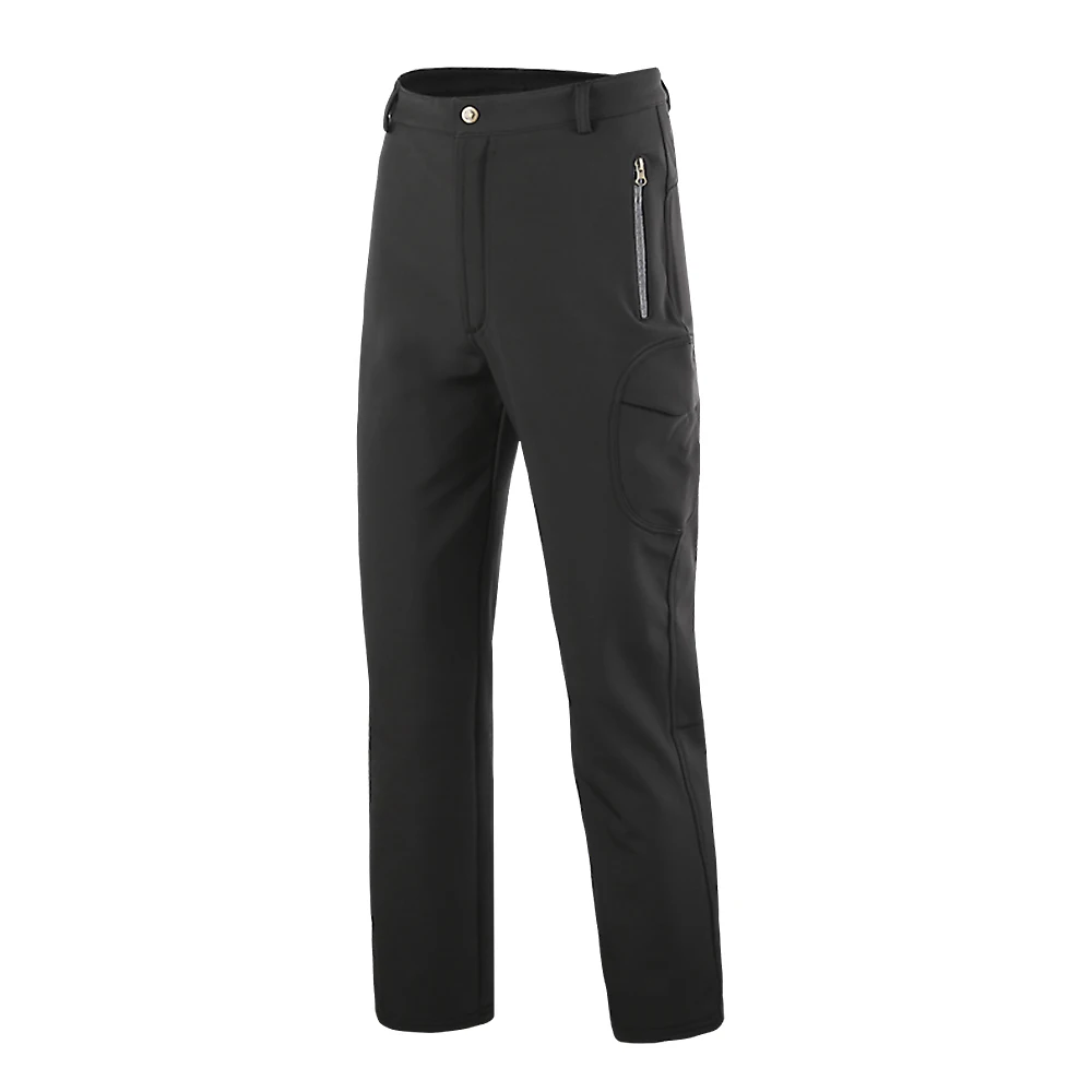 

Men Outdoor Sports Windproof Pants Fleece Lined Winter Hiking Pants Thermal Skiing Pants Quick Drying Camping Climbing Trousers