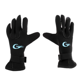 

1 Pair Elastic Keep Warm 3mm Neoprene Wetsuit Gloves Anti Slip Anti-scratch Scuba Diving Spearfishing Gloves S/M/L/XL