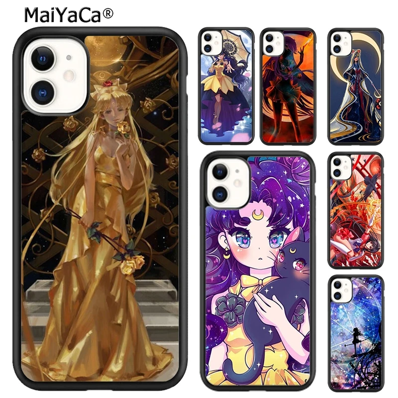 MaiYaCa Лидер продаж чехол для телефона Сейлор Мун iPhone SE 6 6s 7 8 plus X XR XS 11 12 pro max Samsung Galaxy
