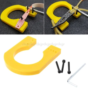 

Rubber Band Helper Resin Assistant Slingshot Catapult Tying Tools Pocket Fixing Universal Simple Portable Adjustable Hunting D11