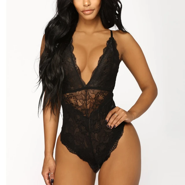 Ekdum Sexy Hd Video - Women Sexy Teddies Sexy Lingerie Deep V-neck Female Underwear Porno See  Through Teddy Woman Erotic Lingerie Mujer Lace Costumes - Babydolls &  Chemises - AliExpress