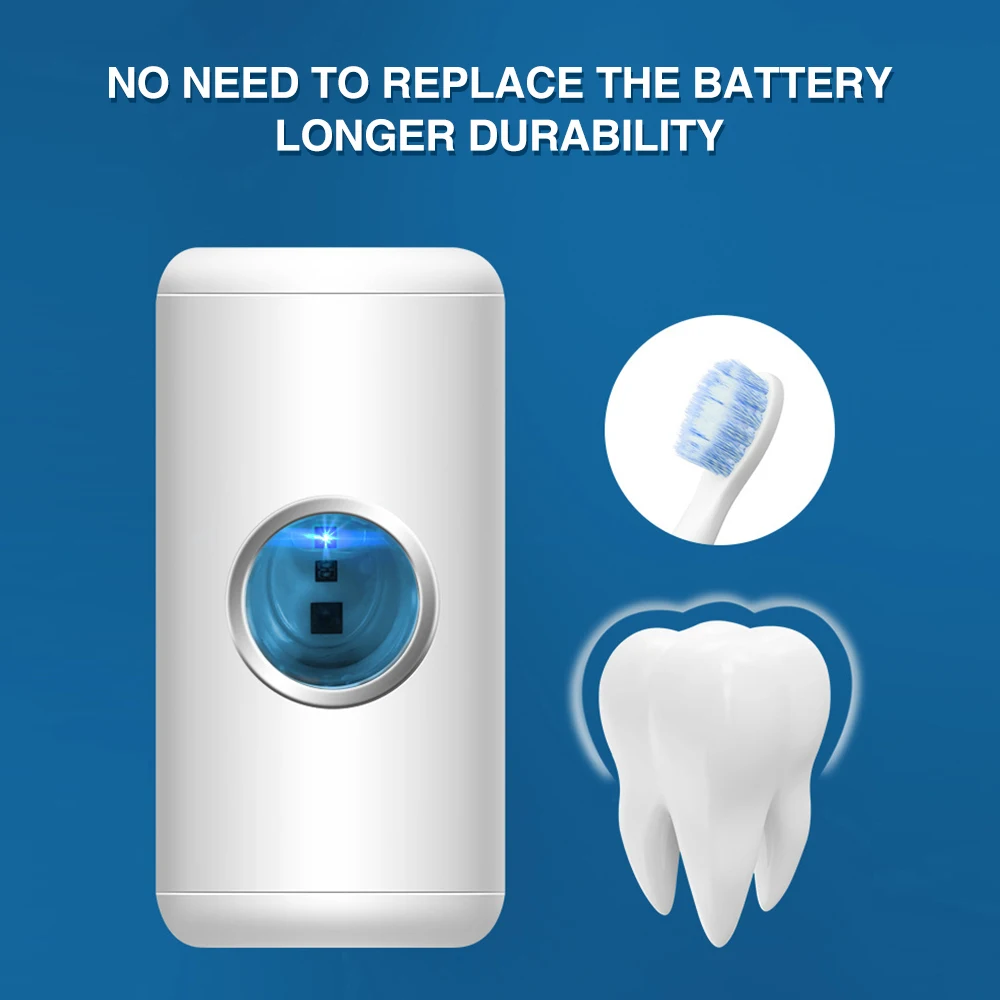 Automatic Toothpaste Squeezer Set Electric Ultraviolet Disinfection Toothbrush Wall-mounted Non-punch Toothpaste Squeezer