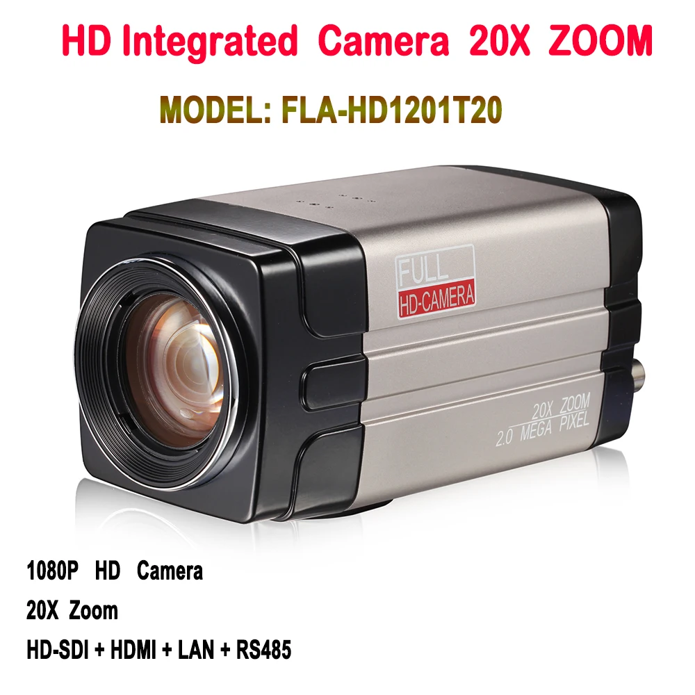 SDI IP Box Kamera 2,0 Megapixel 1080p 30fps Onvif 20X Zoom Mit HDSDI LAN HDMI Ausgang Für