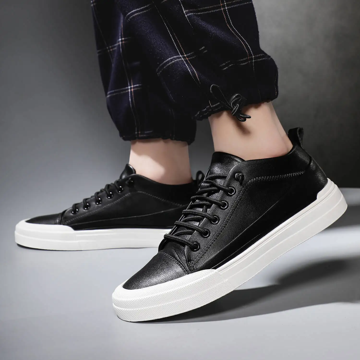 

New Style MEN'S SHOES Thin Breathable Sneakers Korean-style Versatile Casual Sports Trendy Shoes Flat Youth STUDENT'S Shoes Whit