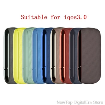 

14 Colors Fine Twill Soft Silicone Side Cover Durable Full Protective Case Pouch Bag for Iqos 3.0 S12 20 Dropshipping