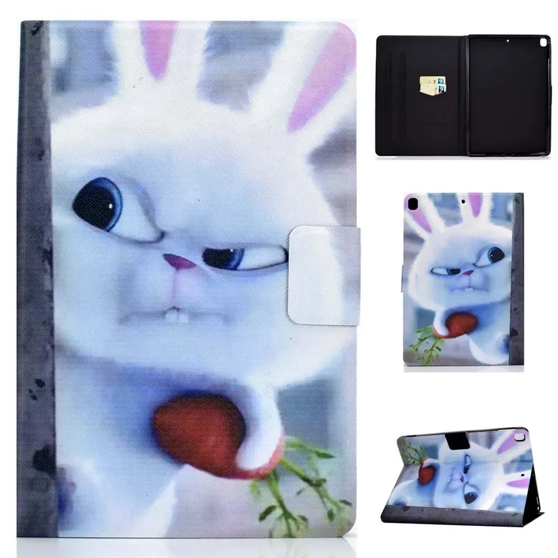 Умный кожаный чехол Trifold для iPad 10,2 дюймов 7-го поколения с функцией автоматического сна/пробуждения, легкая подставка, чехол для iPad 10,2 дюймов, чехол - Color: Case