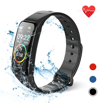 

IP67 Waterproof Smart Bracelet Fitness Tracker Band Blood Oxygen Calorie Counter Sleep Monitoring Sports Band for Women Men