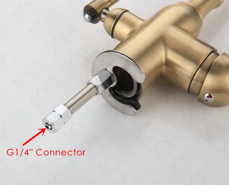 bronze 3 way water filter taps 6