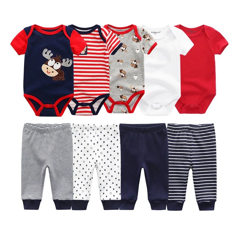 newborn baby body boy girl bodysuits clothes sets short sleeve infant