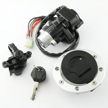 

Motorcycle Ignition Switch Fuel Gas Tank Cap Cover Seat Lock Key Set Kit For Suzuki GSF600 GSF1200 Bandit 1997-2005
