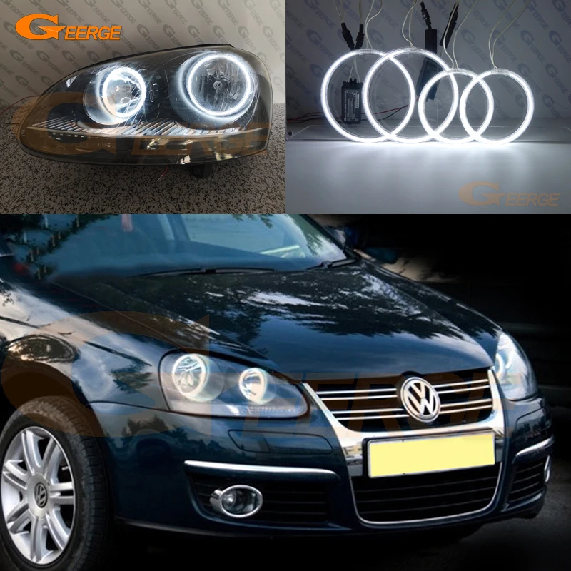 

For Volkswagen VW Sagitar 2006 2007 2008 2009 2010 Halogen headlight Excellent Ultra bright illumination CCFL Angel Eyes kit
