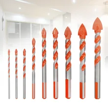 Cheap 9Pcs/Set Multifunctional Tile Drill Bit Ceramic Glass Wall Drill Marble Hole Opener Alloy Drill Bit Electric Drill Punching Set