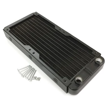 

Computer Water Cooling Sink Laptop Radiator Copper 10 Tubes Thread Heat Exchanger CPU Heat(240mm)