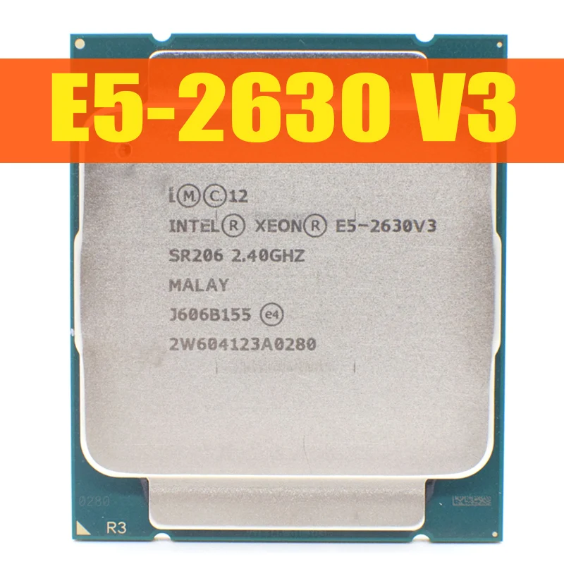 Процессор Xeon E5 2630 V3 8-ядерный 2 4 ГГц 2011 ГТ/с 20 МБ 100% рабочий | Компьютеры и офис