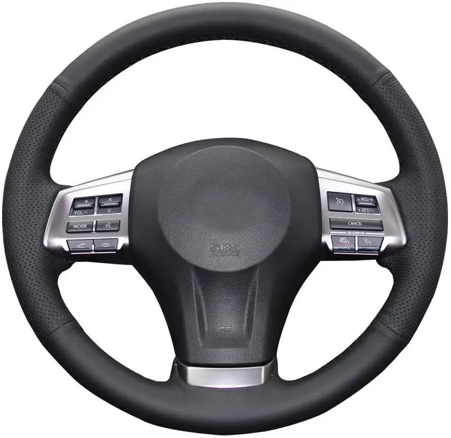 Accessories Leather DIY Steering Wheel Cover for Subaru Impreza