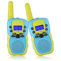 Walkie talkie 1 enfant, écran Vox Lcd à 8 canaux, longue distance de 3km, jouet 