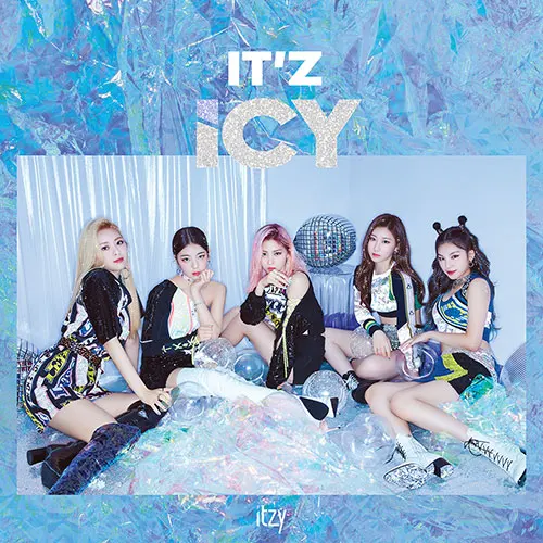 [MYKPOP]~ Официальный~ ITZY IT'z ICY CD, KPOP Fans Коллекция-SA19090707