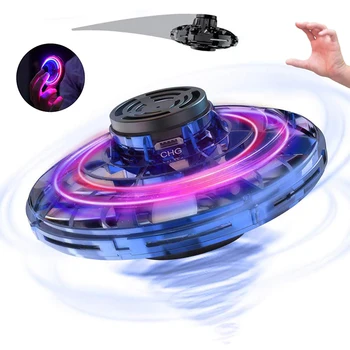 

UFO Flying Fidget Spinner Hand Operated Mini Drone Induction Aircraft Toys for Kids Quadrocopter Dron Juguetes Wholesale